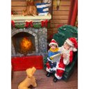 Ver imagem 5 de Enfeite Televisao Natal Papai Noel Arvore Natalina Decoraçao Musica Som LED Iluminaçao Mesa Recepçao