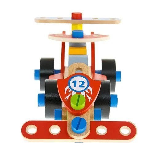 Kit Construtor em madeira Carro de Corrida - 80 peças, Mini Cientista  Brinquedos - Brinquedos Educativos e Criativos