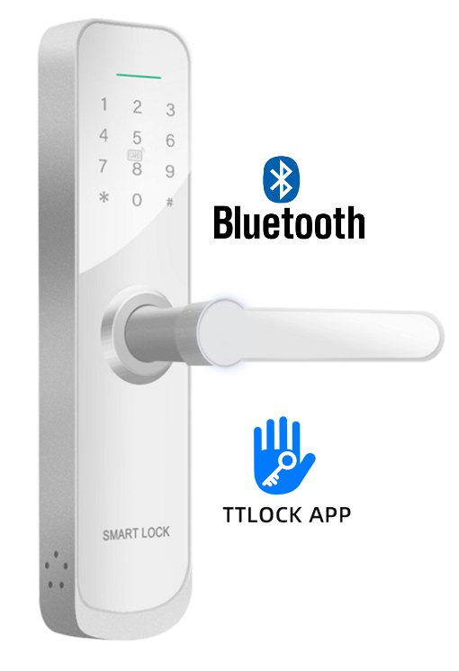 Fechadura Eletrônica Digital Beluni Capri Senha E Cartão Bluetooth Smart Ttlock