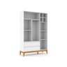 Guarda-roupa Matic Nature Clean 3 Portas Branco | Eco Wood - 2