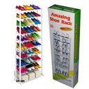 Ver imagem 4 de Sapateira Vertical de Chao Gigante 10 Prateleiras 30 Pares Organizador Sapatos Tenis Quarto Closet