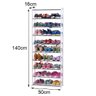 Sapateira Vertical de Chao Gigante 10 Prateleiras 30 Pares Organizador Sapatos Tenis Quarto Closet - 6