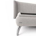 Ver imagem 7 de Cama Casal King e Cabeceira Curva Fernanda Bouclê Moscow Design Moderno