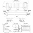 Ver mais imagens de Cama Casal King e Cabeceira Curva Fernanda Bouclê Moscow Design Moderno