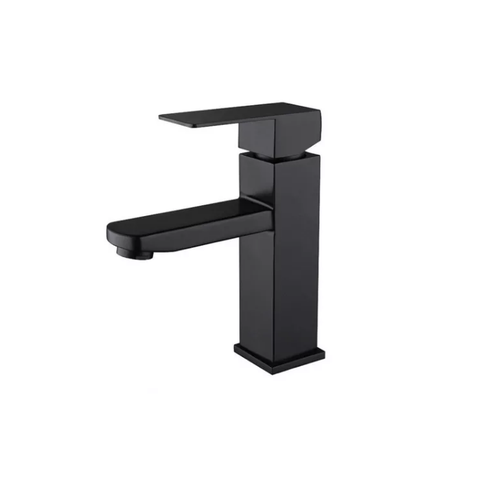 Torneira Banheiro Lavabo Preta Misturador Monocomando Aço Inox 304 Acabamento Fosco - Brinovar