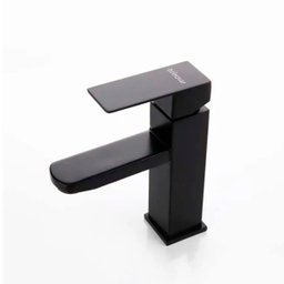 Torneira Banheiro Lavabo Preta Misturador Monocomando Aço Inox 304 Acabamento Fosco - Brinovar - 6