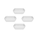 Ver imagem 1 de Conjunto De Travessa Cheff Vemplast 250Ml 4 Un Branco