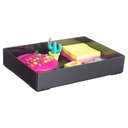 Ver imagem 6 de Organizador Mesa Escritório Bandeja Porta Lápis 3 Peças Pgb Preto