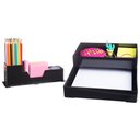 Ver imagem 2 de Organizador Mesa Escritório Bandeja Porta Lápis 3 Peças Pgb Preto