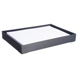 Organizador Mesa Escritório Bandeja Porta Lápis 3 Peças Pgb Preto - 7