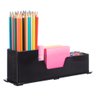 Organizador Mesa Escritório Bandeja Porta Lápis 3 Peças Pgb Preto - 5