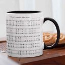 Ver imagem 3 de Caneca Partitura Hino 248 Ccb - Glória! Aleluia! Sinto Jesus
