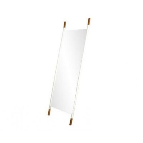Espelho de Chão Wood 150x43 cm Branco