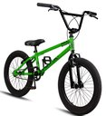 Ver imagem 2 de Bicicleta Aro 20 Bmx Pro-X Infantil Série 1 Aro Aero Freio V-Brake - Verde+Preto