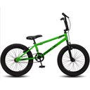 Ver imagem 1 de Bicicleta Aro 20 Bmx Pro-X Infantil Série 1 Aro Aero Freio V-Brake - Verde+Preto