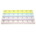 Ver imagem 3 de Kit com 3 Porta Comprimidos Organizador de Remédios e Caixa de Medicamentos Semanal e Diário - Kangur