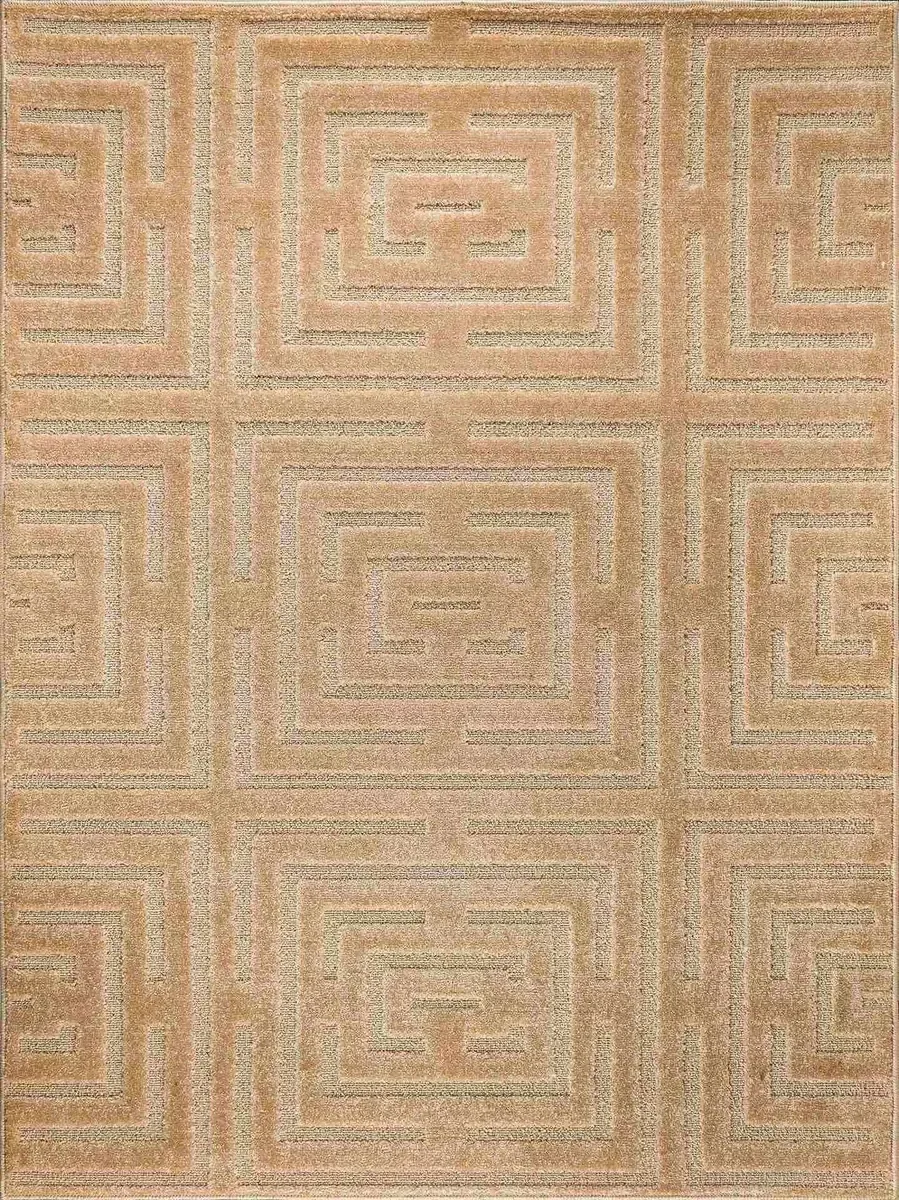 Ver imagem 2 de Tapete Sala 200x250 Cm Alto Relevo Realce Eden 72 Bege