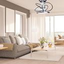 Ver imagem 3 de Ventilador de Teto Treviso Cromado Confort Led Bivolt