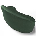 Ver imagem 7 de Sofá 3 Lugares Curvo Living Firenze Direito D02 Couríssimo Verde 180cm B-89 - Lyam