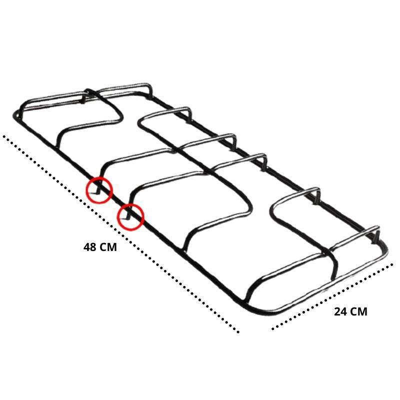 Trempe Grelha para Fogão Electrolux Chef Lateral 4 e 6 Bocas - 2