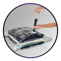 ORGANIZADOR A VACUO PARA VIAGEM PLASTICO 70X110CM - CLINK - 2