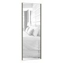 Ver imagem 1 de Porta de Correr Individual 80cm com Espelho, Puxador Inox e Kit Ferragem Prime Luciane