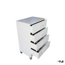 Ver imagem 7 de Cômoda Quarto Multiuso Compacta 4 Gavetas - Branco