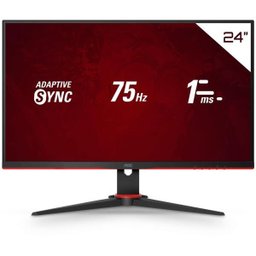 Monitor Gamer LED 23.8" Full Hd Aoc Speed 24G2He5 Ips, 1Ms, 75 Hz, Adaptive Sync, Game Mode, Shadow - 1 Monitor Gamer LED 23.8" Full Hd Aoc Speed 24G2He5 Ips, 1Ms, 75 Hz, Adaptive Sync, Game Mode, Shadow - 1
