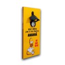 Ver imagem 2 de Abridor Garrafas Parede Homer Simpson Mdf com Imã 25x13 Cm