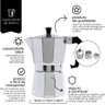 Cafeteira Italiana Moka Alumínio – 300ml Original - 4