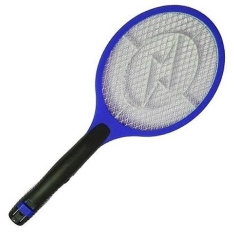 Raquete Elétrica Recarregável Bivolt Mata Insetos Pernilongo - Fix