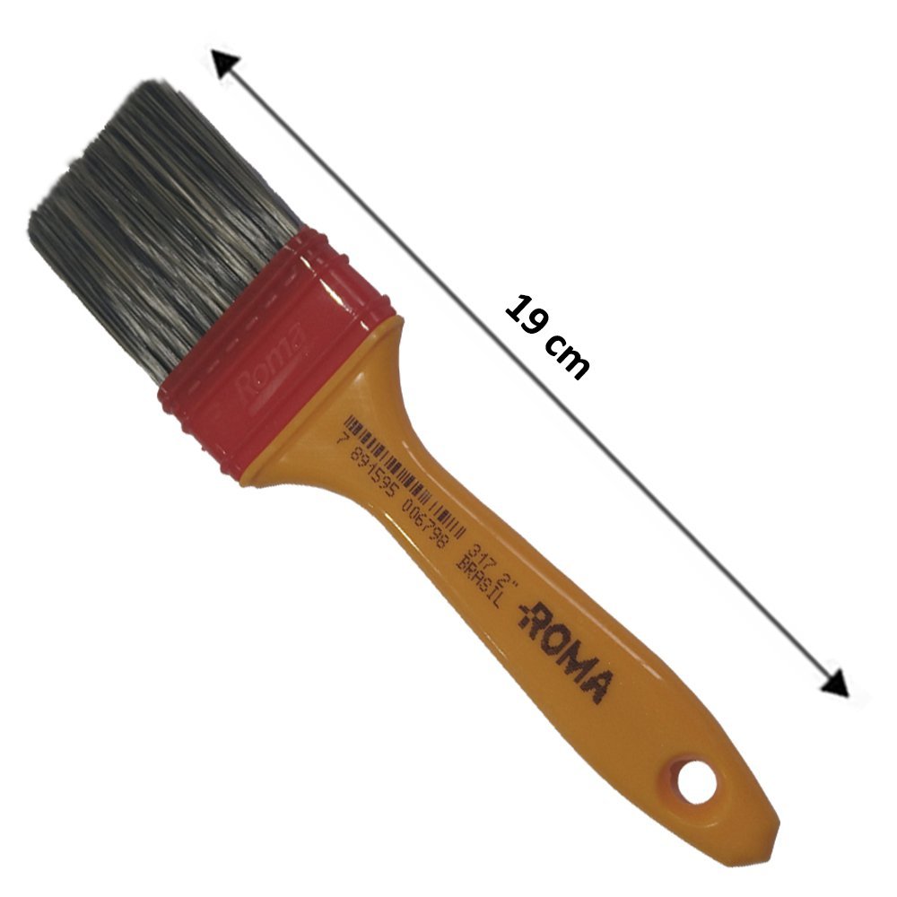 Pincel Detalhamento Automotivo Trincha Gold 317 Roma 2 Pol - 8 Unid ...