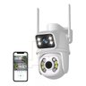Câmera Wifi Externa Dupla Visão 6mp Prova Dágua Icsee Infrav - 1