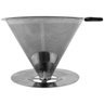 Filtro de Café coador aço Inox Reutilizável Permanente Ecológico 9CM - 4