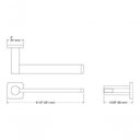 Ver imagem 4 de Kit de Acessorios para Banheiro Parallel Completo Design Elegante Preto Kohler Brasil 4 Pecas