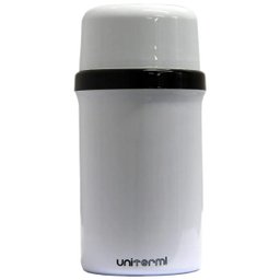 Garrafa Térmica Fano 250ml Ampola de Vidro Unitermi - Branca - 2 Garrafa Térmica Fano 250ml Ampola de Vidro Unitermi - Branca - 2