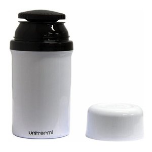 Garrafa Térmica Fano 250ml Ampola de Vidro Unitermi - Branca