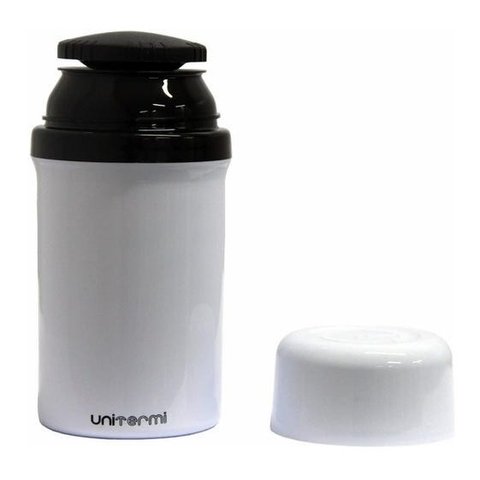 Garrafa Térmica Fano 250ml Ampola de Vidro Unitermi - Branca