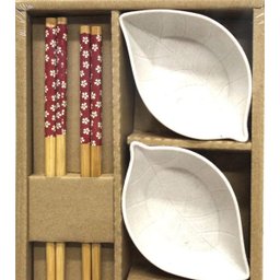 Kit Hashi Jogo Utensílios Jantar Oriental 6 Peças para Comida Japonesa - 3 Kit Hashi Jogo Utensílios Jantar Oriental 6 Peças para Comida Japonesa - 3