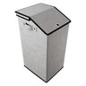 Cesto Desmontável para Roupas com Tampa Cinza Euro Home - 1