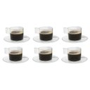Ver imagem 2 de Conjunto de Xícaras de Vidro 12 Peças 90 ml Kit com Pires - Wincy