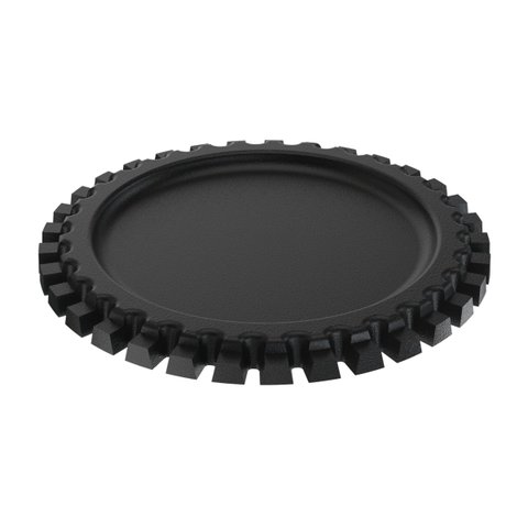 Espalha Chama Alta Pressão de Fogão Industrial Rasgado 13cm