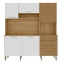 Ver imagem 1 de Armário de Cozinha Compacta 180cm Turim Plus Freijó-supremo Z06 - Mpozenato
