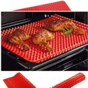 Ver imagem 2 de Tapete Forno Culinário Silicone Grelha Churrasco Micro-Ondas - Wincy