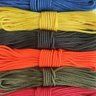 Corda Sobrevivência 39Kg Paracord 425 libras Laranja Cítrico Natureza Aventura 10 Metros Resistente  - 5