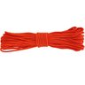 Corda Sobrevivência 39Kg Paracord 425 libras Laranja Cítrico Natureza Aventura 10 Metros Resistente  - 1