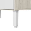 Ver imagem 6 de Balcao para Pia 2p 3g 120cm Mdf Kali 16417 Bianco Toq Branco Uv Nicioli
