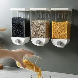 Dispenser para Cereais Alimentos Profissional 1500ml Clink - Branco - 2