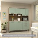 Ver imagem 1 de Cozinha Compacta 165,40cm 7 Portas e 2 Gavetas com Tampo 353 Luciane Móveis
