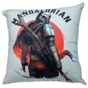 Ver imagem 1 de Almofada Fibra Veludo 40x40cm Mandalorian